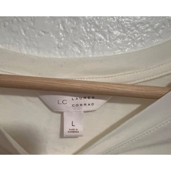 LC Lauren Conrad Raise Them With Love Tee T-shirt Size Large - Picture 3 of 4